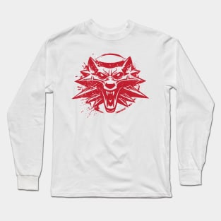 I am the witcher red Long Sleeve T-Shirt